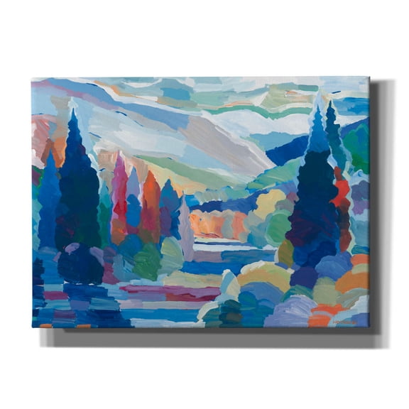 Epic Graffiti 'Colorado Quintessence' by Hooshang Khorasani, Canvas Wall Art, 54"x40"