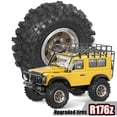 thumbnail image 3 of Juego de 4 Ruedas de Metal Beadlock de 51 mm y 1,0 Pulgadas para Coche RC Crawler TRX4M SCX24 FCX24 1/18 1/24, Piezas de Actualización Marrón, 3 of 5