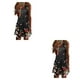 thumbnail image 2 of Vestido Corto Informal Qarigey con Estampado Floral Bohemio para Mujeres Halter Ropa de Verano, 2 of 6