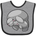 thumbnail image 3 of Inktastic Cute Manatee Family Boys or Girls Baby Bib, 3 of 4
