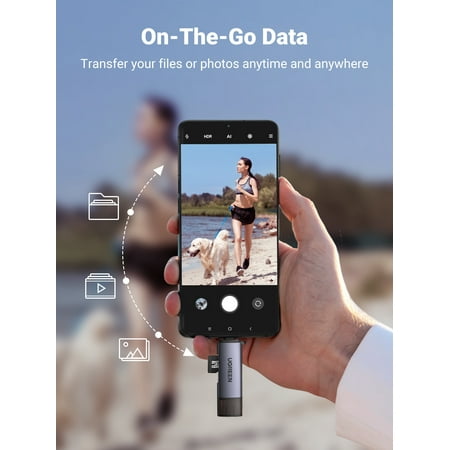 UGREEN カードリーダー USB-C/A SD TF 2in1 MicroSD 高速 USB3.0 メモリカードリーダー OTG対応 スマホ