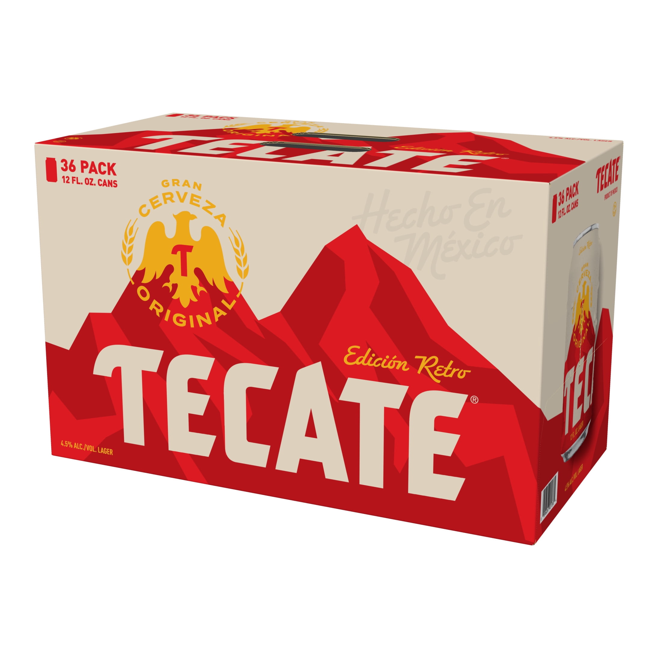 Tecate Original Mexican Lager Beer, 36 Pack, 12 fl oz Cans