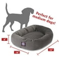 thumbnail image 3 of Majestic Pet Faux Suede Bagel Pet Bed for Dogs, Calming Dog Bed Washable, Medium, Gray, 3 of 5