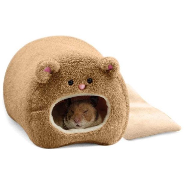 Rat Hamster Warm Bed House Cusion Fleece Hut Hanging Hammock Cute Toy