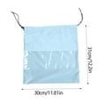 thumbnail image 3 of Transparent Storage Bag, Velvet Protection Drawstring Bag for Travel, Shoes, Underwear, Small Clothing, and Cosmetics, Durable, Foldable, and Easy to Carry for Daily Use, 3 of 6
