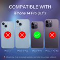 thumbnail image 3 of [2 Pack] Back Screen Protector for iPhone 14 Pro, Anti-Scratch/Bubble/Fingerprint 9H Hardness Back Tempered Glass Screen Protector Ultra Thin Rear Film Compatible with iPhone 14 Pro (6.1inch), 3 of 7
