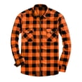 thumbnail image 2 of Plaid Shacket for Men Ghalytn Check Zip Shirt Jacket - Casual Outerwear with Pockets, 2 of 7