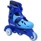 thumbnail image 3 of Patines 3 Ruedas Ajustables 19 A 22 Negro/Azul Aquila P9231, 3 of 5
