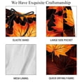 thumbnail image 4 of luoweisi Men's Beach Shorts Quick Dry Swim Trunks with Mesh Lining Maple Leaf L, 4 of 5