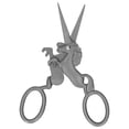 thumbnail image 1 of Craft Sewing Work Scissors Retro Style DIY Embroidery Art Work Stainless Steel Craft Collection, 1 of 7