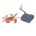 thumbnail image 4 of 24 Piezas Simución Modelo De Animal Marino Juguete Cangrejo De ngosta Tiburón Regalo Sunnimix Simulación de animales marinos, 4 of 8