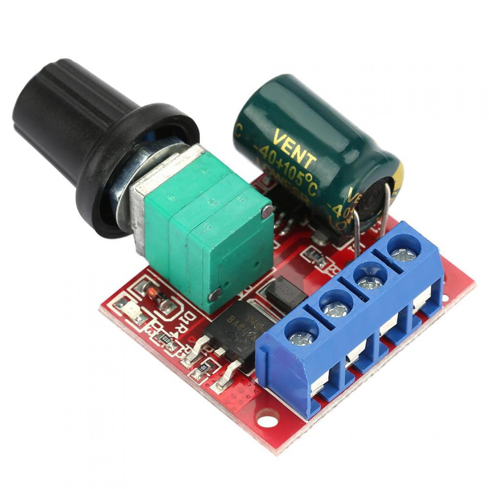 Mini DC Motor PWM Speed Controller 5A 4.5V-35V Speed Control Switch LED Dimmer X 