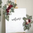 thumbnail image 4 of Artificial Flower Swag Arch Flowers Wedding Decor Wall Hanging Arrangement, 4 of 9