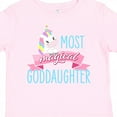 thumbnail image 4 of Inktastic Most Magical Goddaughter Cute Unicorn Girls Toddler T-Shirt, 4 of 5