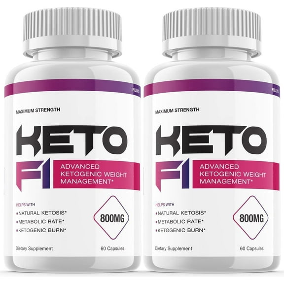 2 Pack Keto F1 120 Capsules