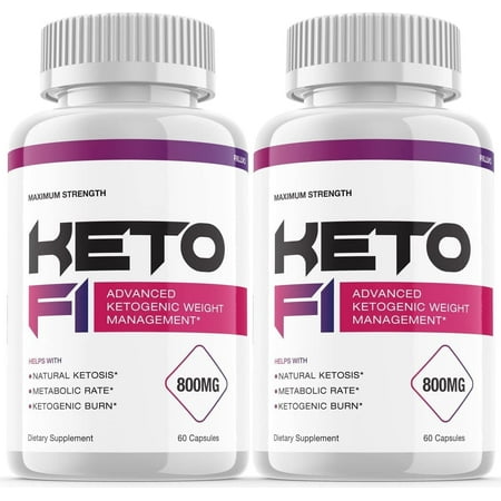 2 Pack Keto F1 120 Capsules