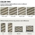 thumbnail image 6 of Topfinel Light Filtering Curtains Natural Pinch Pleated Drapes Back Tab Pinch Pleat Hooks Rings Window Treatments for Living Room Bedroom,Linen, 40x84 inch, 2 Panels, 6 of 11