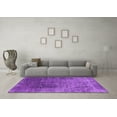thumbnail image 3 of Ahgly Company Indoor Rectangle Oriental Purple Industrial Area Rugs, 2' x 4', 3 of 4