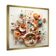 thumbnail image 2 of Designart "Sculptures in Colorful Geometric Forms III" Abstract Framed Wall Art Decor - Modern Colorful Abstract Hallway Framed Wall Art Decor, 2 of 6