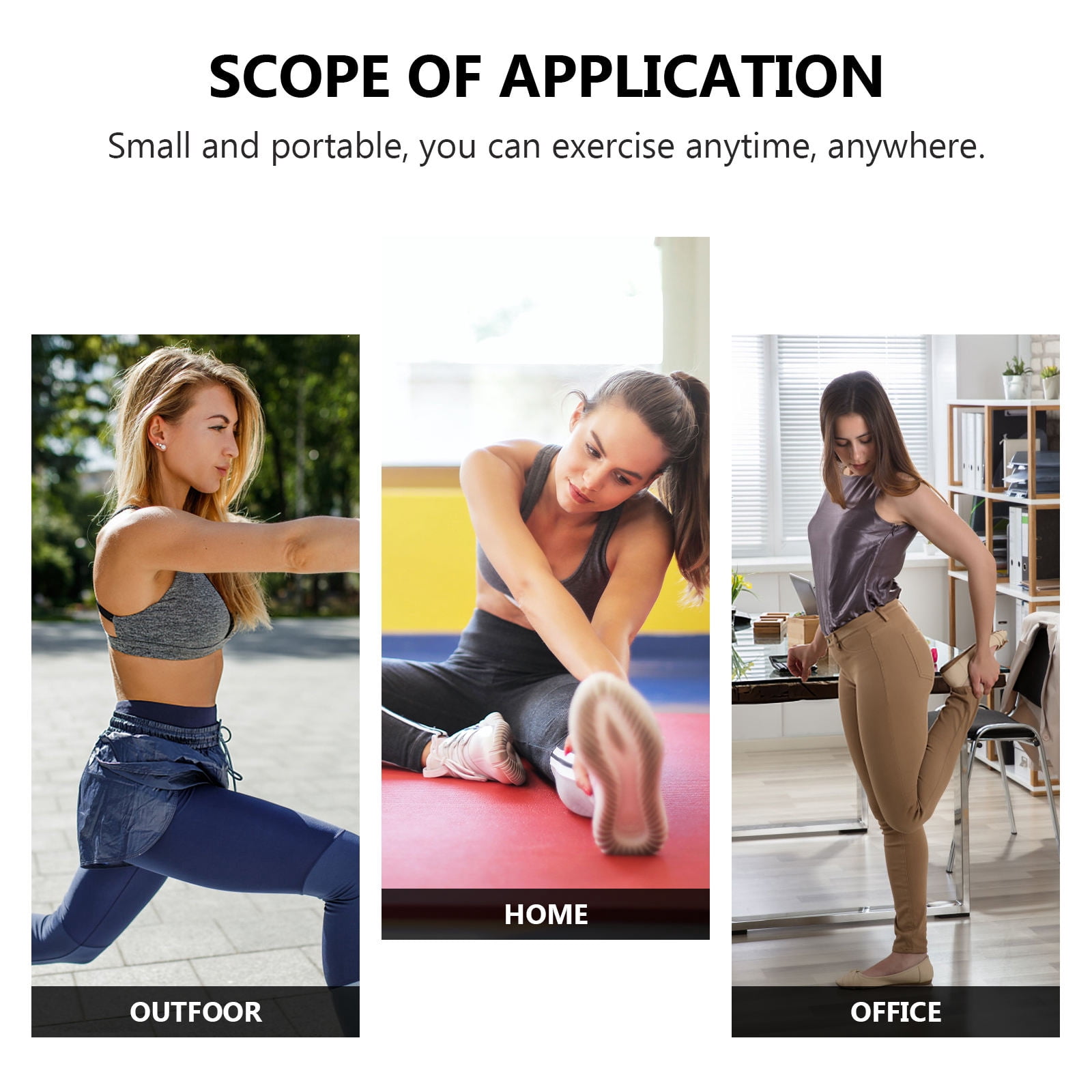 ETHZZLE 1Pc Multifunctional Pilates Yoga Rod Resistance Band for Sports and Bodybuilding