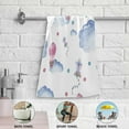 thumbnail image 6 of SKYSONIC Hot Air Balloon Soft Hand Towels set of 2, Absorbent Bath Towel Decorative Fingertip Towels for Bathroom Spa Hotel Swimming Pool,14.4 x 28.3 inch, 6 of 7