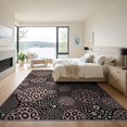 thumbnail image 3 of ODIKA Pink Leopard Contemporary Cheetah Print Bold Asymmetric Zebra Foldable Easy Care for Master Suite, California King, Under Bed, 3 of 7