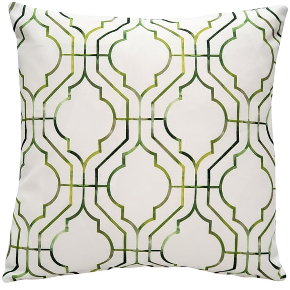 Biltmore Gate Green Throw Pillow 20x20 Cotton Square with Polyfill Insert