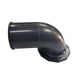 thumbnail image 5 of Eigraketly Mangueras de inflado flexibles y duraderas de goma para entusiastas del buceo, accesorios de buceo, mangueras corrugadas Deportes acuáticos Negro Codo de tubería BC, 5 of 6
