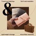 thumbnail image 5 of Mini Travel Jewelry Bag, 2025 New Mini Travel Jewelry Storage Bag, Portable Jewelry Organizer with Buckle, Portable Foldable Jewelry Roll Bag for Earrings, Rings, Necklaces, White, 5 of 6