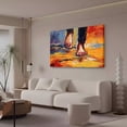 thumbnail image 3 of Abstract Art Modern Decorative Painting Feet Framed Canvas Poster Bedroom Decor Sports Landscape Office Room Decor Gift,Frame-style,24x36inch(60x90cm), 3 of 8