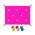 thumbnail image 3 of Paquete de 7 actividades de ejercicio para equipos con lona perforada y pelota para jugar. Rosa roja, 3 of 9
