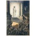 thumbnail image 3 of Udo Keppler 11x14 Black Modern Framed Museum Art Print Titled - Crucify Him! Crucify Him (1913), 3 of 5
