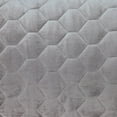 thumbnail image 4 of Parkland Collection Bazyli Transitional Quilted Taupe Throw Pillow, 4 of 7