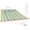 Blue and Green, variant on Quilted Outdoor Hammock with Spreader Bars - Heavy-Duty 450-Pound Capacity Double Hammock for Outside - Black and White