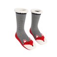 thumbnail image 2 of Lumtrix Women's & Men's Cute Animal Thick Fuzzy Slipper Socks Non Slip Warm Cozy Socks Indoor Winter Fleece Socks A One Size, 2 of 5