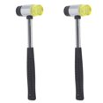 thumbnail image 4 of Rubber Mallet, Soft Appearance Nonslip Rubber Hammer 2pcs  For Woodworking, 4 of 8