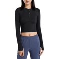 thumbnail image 1 of ORUYROP Cropped Long Sleeve Running Jacket,PLEASE make sure buy it from .Others sell counterfeit products, 1 of 4