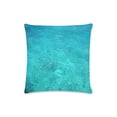 thumbnail image 1 of BOSDECO Clear Turquoise Water Deisign Cushion Cases Pillow Cover Two Sides Printing 16x16 Inches, 1 of 1
