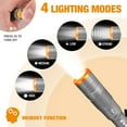 thumbnail image 6 of EverBrite Rechargeable Pen Light, 300 Lumens Mini Flashlight with USB-C Cable, 4 Modes, Pocket Clip for Inspection, Repair, Outdoor, Grey, 6 of 8