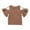 Brown, variant on zbxnLI Toddler Girls Shirts Bell Short Sleeve T-Shirts for Little Girls Crew Neck Summer Cute Tops Size 6M-5T