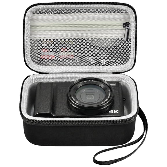 Digital Camera Case Compatible with Duluvulu for Oiadek for Zostuic for TEBNGIHNM for Canon G7 X Mark III/II 4K Vlogging Camera. Storage Holder Bag for Canon PowerShot (Box Only) - Black