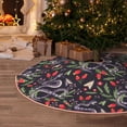 thumbnail image 5 of Balery Snakes And Snake Fruit Printed Christmas Tree Skirt , Merry Christmas Party Christmas Tree Decoration,Adjustable Tree Skirt-36", 5 of 6