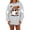 Light Gray-#007, variant on Dweltoz Halloween Sweatshirts for Women Cute Ghost Pumpkin Graphic Spooky Season Sweaters Oversized Fall Fleece Long Sleeve Crewneck Pullover Tops,White L