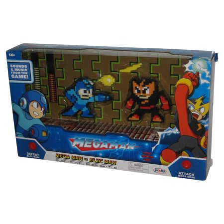 Mega Man vs Elec Man Electronic Boss Battle (2018) 2-Pack Figure Set w/ Battle Sounds
