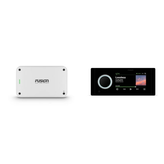 Fusion MS-RA800 Apollo Marine Entertainment System With Fusion MS-AP61800 Apollo 6 Channel Marine Amplifier