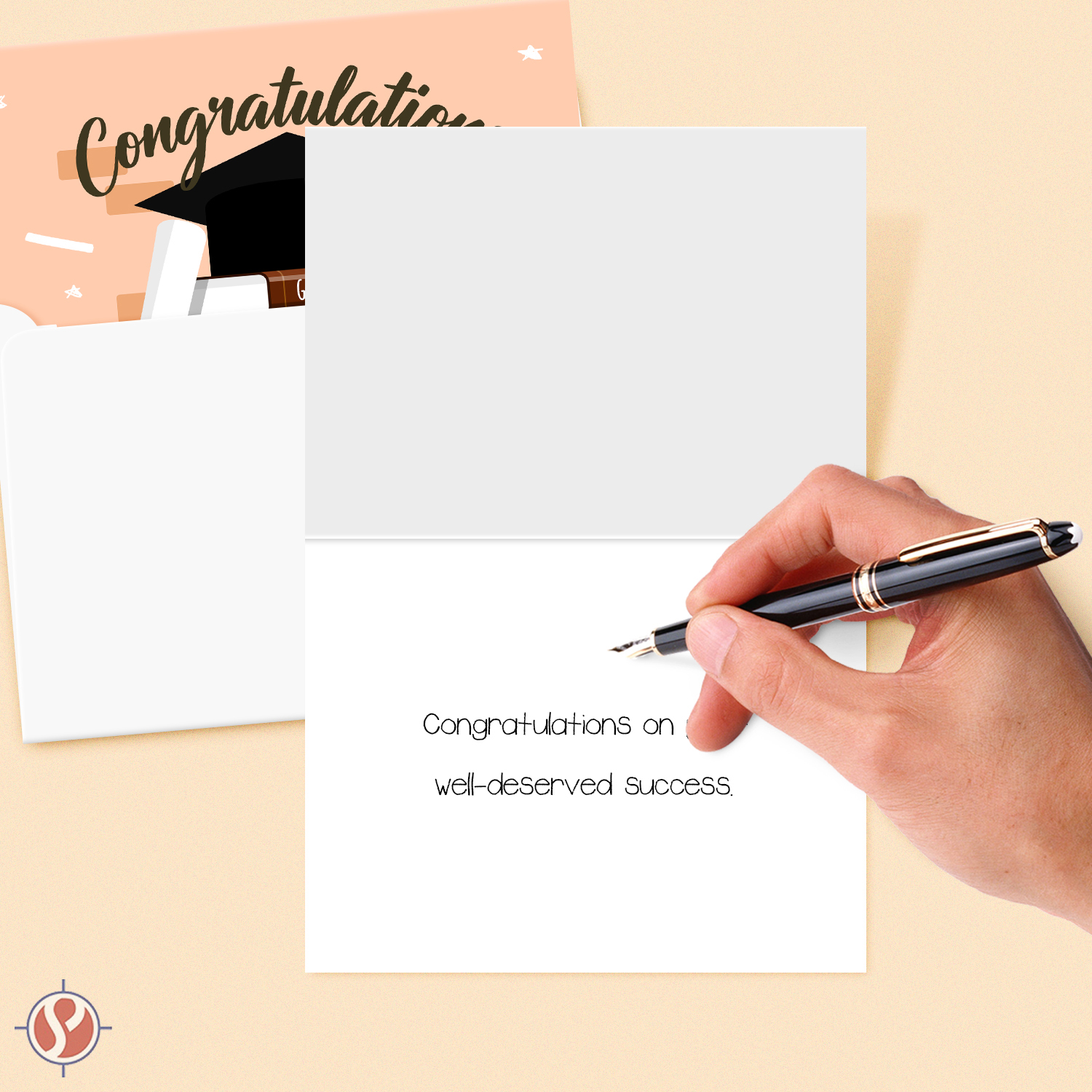 Congratulations, You Did It, Great Job, So Proud of You Graduation Greeting Cards and Envelopes – Class of 2026 Graduates Celebratory Fold Over Greetings | (A2 Size) 4.25 x 5.5” | 25 per Pack