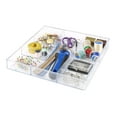 thumbnail image 3 of Whitmor 6-Section Clear Drawer Organizer, 3 of 6
