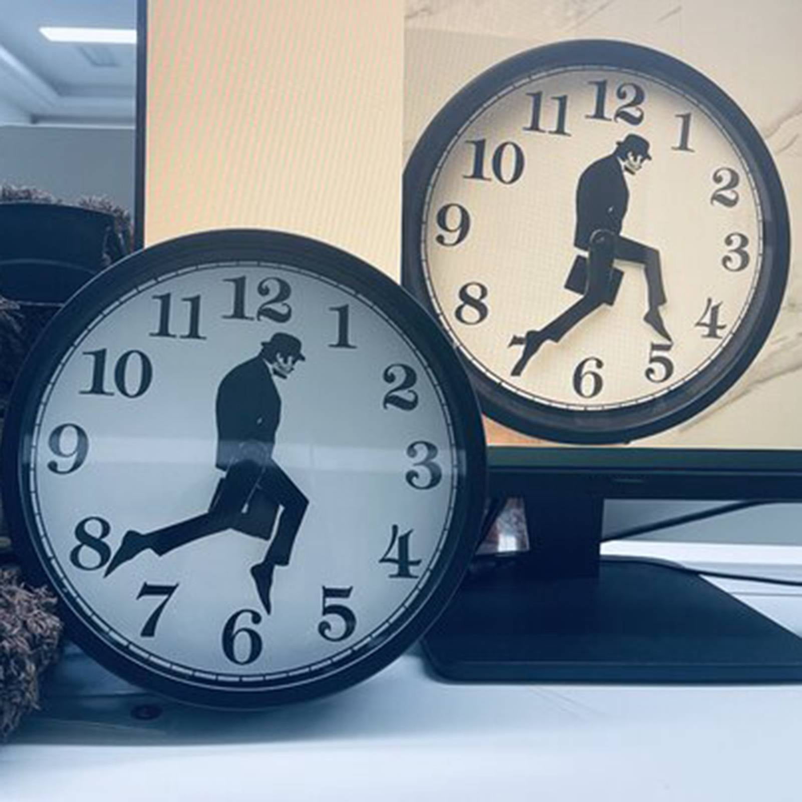 Ministry Of Silly Walks Clock, Walking Man Silent Wall Clocks British