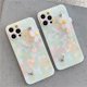 thumbnail image 5 of Funda de teléfono de silicona Tpu suave para Iphone 13 Pro Max, pulsera de flores verdes, correa de cadena, funda de teléfono, protección de cuerpo completo Feliz Sencillez, 5 of 5