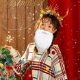 thumbnail image 5 of Divertido disfraz de barba de Papá Noel Barba blanca Disfraz de Papá Noel con barba Accesorios para niños y adultos Disfraz de Papá Noel, 5 of 5
